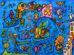 Tekening Cato Fluitsma 11 juni fantasie pen en AI